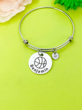 Basketball Ball Bracelet Keychain Necklace Optional, D194