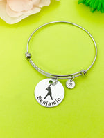 Baseball Bracelet Keychain Necklace Optional, D197