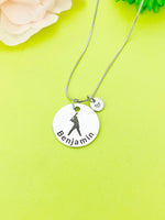 Baseball Necklace Bracelet Keychain Optional, D198