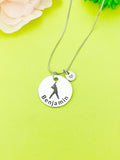 Baseball Necklace Bracelet Keychain Optional, D198