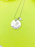 Baseball Bat Ball Necklace Bracelet Keychain Optional, D199