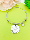 Baseball Bat Ball Bracelet Keychain Necklace Optional, D200