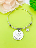 Baseball Bat Ball Bracelet Keychain Necklace Optional, D200