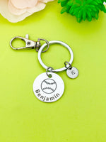 Baseball Ball Keychain Bracelet Necklace Optional, D202