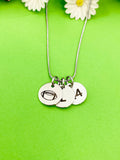 Silver Football Necklace Bracelet Keychain Optional Best Christmas Gifts, Personalized Customized Monogram Jewelry  219