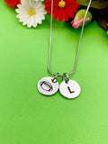 Silver Football Necklace Bracelet Keychain Optional, Best Christmas Gifts, Personalized Customized Monogram Jewelry, D236