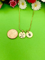 Gold Golf Necklace, Golf Keychain, Golf Bracelet, Optional, Golf Gifts, Golf Team Gifts, Golf Jewelry, D245