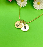 Gold Basketball Necklace, Basketball Keychain, Basketball Bracelet, Basketball Team Gift, Basketball Jewelry, D251