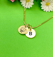 Gold Basketball Necklace, Basketball Keychain, Basketball Bracelet, Basketball Team Gift, Basketball Jewelry, D251
