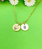 Gold Basketball Necklace, Basketball Keychain, Basketball Bracelet, Basketball Team Gift, Basketball Jewelry, D251