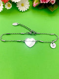 Granddaughter Bracelet, Granddaughter Jewelry, Personalized Customized Monogram, Best Christmas Gift for Granddaughter, D275
