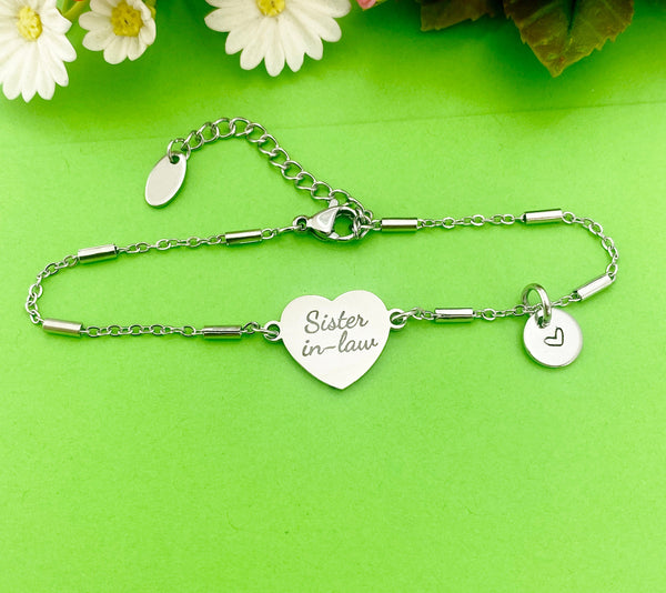 Sister in Law Bracelet, Sister in Law Jewelry, Best Christmas Gift for Sister in Law, D279
