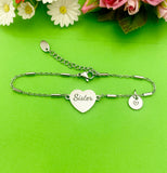 Sister Bracelet, Sister Jewelry, Sister Gift, Best Christmas Gift for Sister, D280