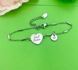 Best Christmas Gift for Soul Sister, Soul Sister Bracelet, Soul Sister Jewelry, Personalized Customized Monogram Jewelry, D289