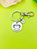 Football Keychain, Football Necklace, Football Bracelet, Optional, Coach Football Team Gift, Football Coach Gift,D292