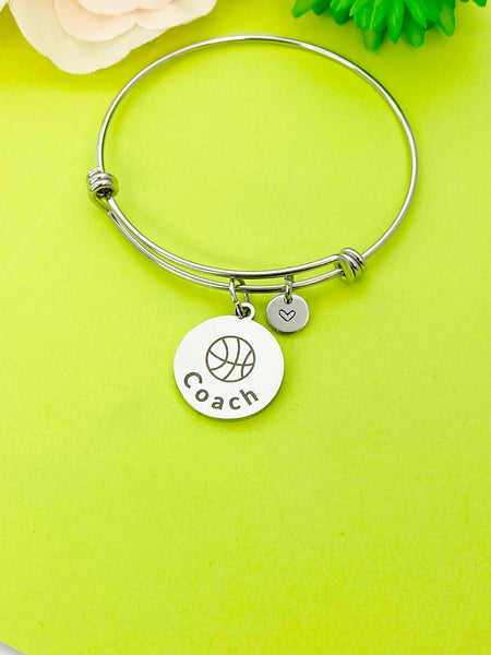 Basketball Bracelet, Basketball Necklace, Basketball Keychain, Basketball Gift, Coach Basketball Team Gift, D296