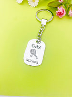 Best Christmas Gift for School Tennis Team, Tennis Keychain, Sport Option, Tennis Gifts, D456