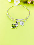 Scuba Diver Bangle Scuba Diving Bracelet Snorkeling Charm Bangle Snorkeling Charm Scuba Diving Jewelry Personalized Bangle Initial Bracelet