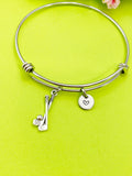 Golf Jewelry, Golf Bracelet, Golf Necklace, Golf Keychain, Optional, Best Christmas Gift for Golf Team Gifts,  N5399