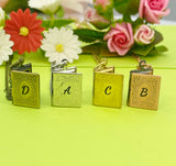 Best Christmas Gift Rose Gold Miniature Book Locket Necklace Personalized Customized Monogram Jewelry, D321