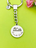 Lunch Lady Keychain Personalized Customized Monogram Jewelry, D133A