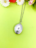 Best Christmas Gift for Granddaughter, Daughter, Sister, Stepdaughter, Stainless Steel Locket Necklace, Keepsake D327