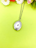 Best Christmas Gift for Granddaughter, Daughter, Sister, Stepdaughter, Stainless Steel Locket Necklace, Keepsake D327