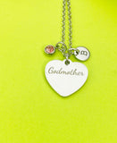 Best Christmas Gift for Godmother, Godmother Necklace, Godmother Jewelry, Personalized Customized Monogram Jewelry D331