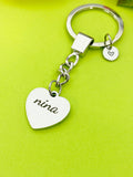 Best Christmas Gift for Nina, Stainless Steel Nina Keychain, Nina Jewelry Personalized Customized Monogram Jewelry, D332