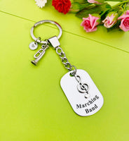 Cornet Keychain, Music Instrument, Best Christmas Gift for School Marching Band, Personalized Customized Jewelry, D343