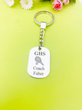 Best Christmas Gift for School Tennis Coach, Tennis Coch Keychain, Sport Option, Coach Gift, D456A