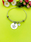 Silver No Matter Why Bracelet Personalized Customized Monogram Jewelry, D359