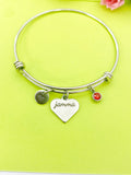 Stainless Steel Heart Jamma Bracelet, Best Jamma Jewelry, Best Christmas Gift for Jamma, D369