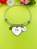 Stainless Steel Heart Titi Bracelet D009