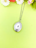 Best Christmas Gift for Granddaughter, Daughter, Sister, Stepdaughter, Stainless Steel Locket Necklace, Keepsake D327