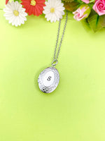 Best Christmas Gift for Granddaughter, Daughter, Sister, Stepdaughter, Stainless Steel Locket Necklace, Keepsake D327