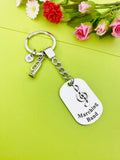 Cornet Keychain, Music Instrument, Best Christmas Gift for School Marching Band, Personalized Customized Jewelry, D343