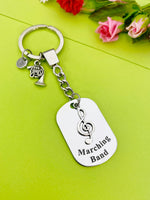 Marching Band French Horn Keychain, Best Christmas Gift for School Marching Band, Personalized Customized Jewelry, D346