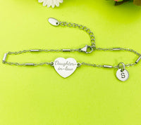 Christmas Gift for Daughter in Law, Daughter in Law Bracelet, Daughter in Law Jewelry Gift, Personalized Gift, D272