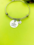 Silver No Matter Where Bracelet Personalized Customized Monogram Jewelry, D358