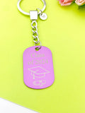 Class of 2023 Graduation Keychain Personalized Customized Monogram Jewelry, D367