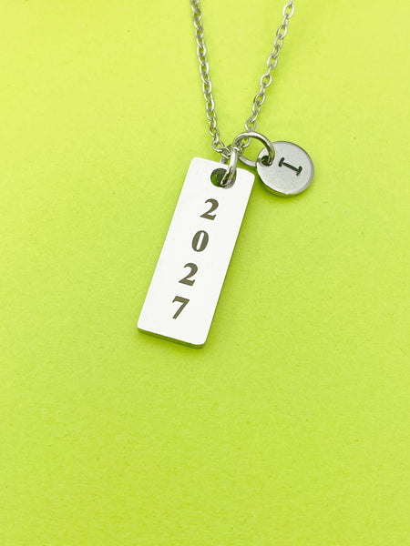Anniversary Gift Necklace Personalized Customized Monogram Jewelry, D368