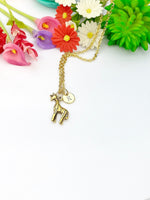 Silver or Gold Giraffe Necklace, Daughter Necklace, Gift for Daughter, Daughter Jewelry, Mother Daughter, N3112