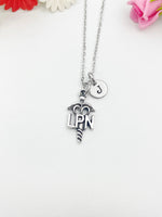 Silver Licensed Practical Nurse LPN Charm Necklace Personalized Customized Monogram Made to Order Jewelry, N1876B