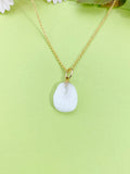 Gold Quartz Charm Necklace, N5448