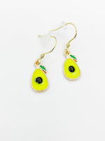 Gold Avocado Earrings N3241A