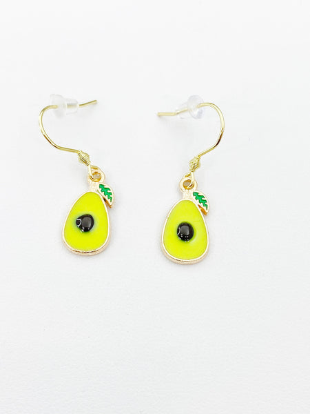Gold Avocado Earrings N3241A