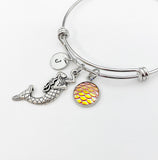 Silver Mermaid Charm Bracelet, N5426