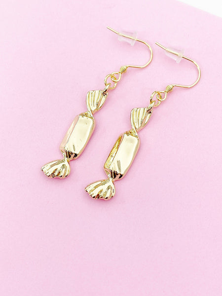 Gold Candy Charm Earrings N2628A