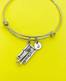 Silver Billiards Pool Table Snooker Charm Bracelet Gifts Ideas Personalized Customized Monogram Made to Order Jewelry, N5456